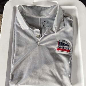 Nike Silver Dri-FIT Men's Polo Shirt